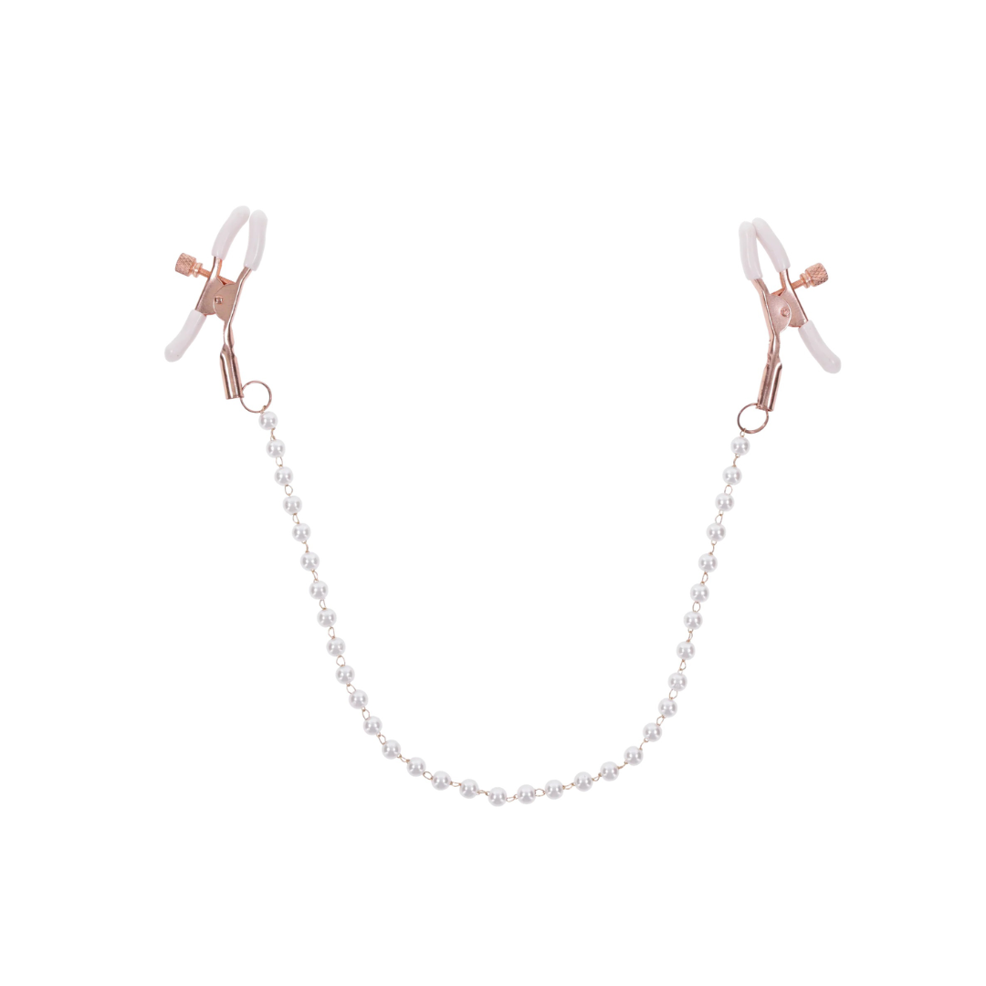 Peaches N Creame Pearl Nipple Clamps - Pink