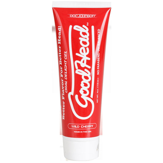 Good Head Oral Delight Gel 4 Oz - Wild Cherry